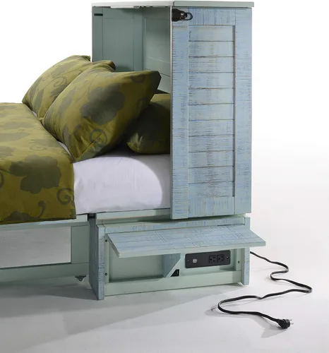 Miniatura 2 de Night & Day Muebles Murphy - Cama convertible con gabinete de tamaño Queen, con colchón de espuma viscoelástica de triple pliegue (Skye)