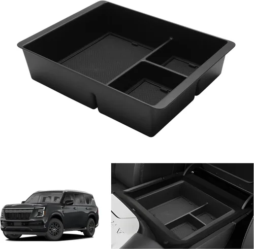 Miniatura 17 de LUWU Bandeja organizadora para consola central Ford Edge 2024 2020 2021 2022 2023 2024 Ford Edge SE/SEL/ST-Line/Titanio/ST, organizador de consola