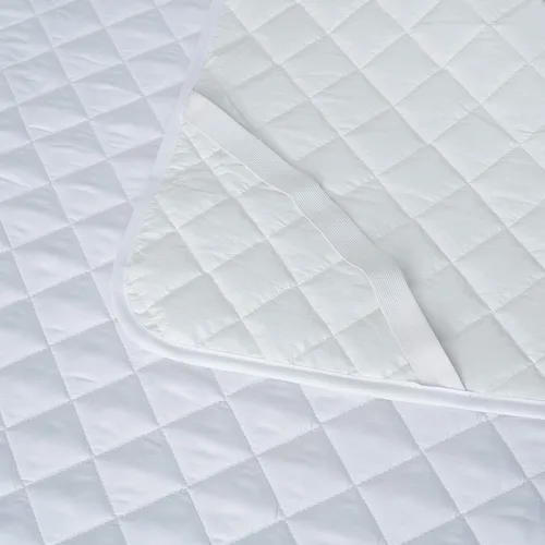 Miniatura 5 de Elif Protector de colchón de tamaño individual, impermeable, acolchado con correas elásticas para niños, suave y cómodo, transpirable, sin vinilo