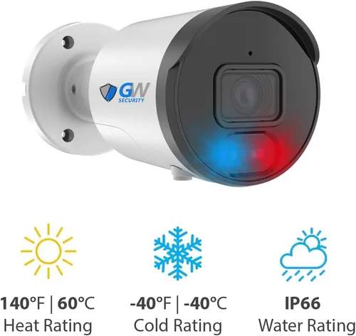 Miniatura 2 de GW Security 8 canales 8 megapíxeles AI reconocimiento/persona/vehículo detección 4K sistema de cámaras de seguridad, 4 UHD 2160P 4K 2-Way Audio