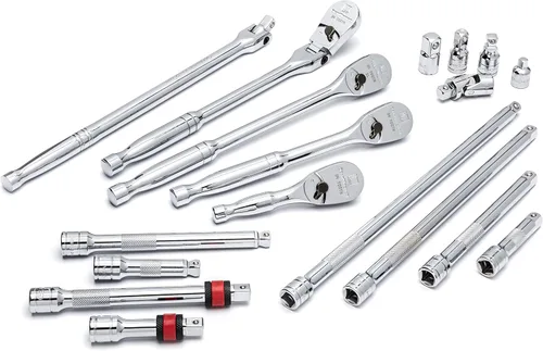 Miniatura 12 de GEARWRENCH Juego de 18 herramientas de trinquete y accionamiento de 1/4 pulgadas - 89075