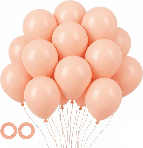 Miniatura 168 de Voircoloria - Globos azul bebé claro, paquete de 66 globos de 12 pulgadas de látex para fiestas para niños y niñas, para cumpleaños, baby shower, 16