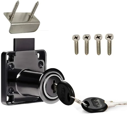 Miniatura 10 de Cerradura de cajón, cerradura de buzón, cerradura de escritorio. Adecuada para gabinetes de madera. Modelo CT-138-22