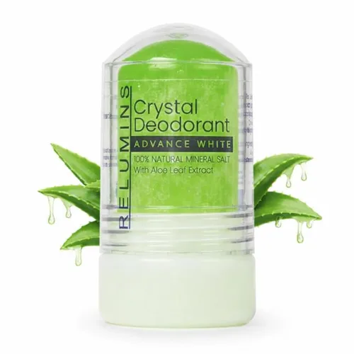 Miniatura 10 de Relumins Desodorante de cristal, sal mineral totalmente natural, sin manchas, no irritante, desodorante sin aluminio con protección contra olores