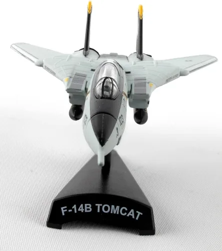 Miniatura 5 de Daron Worldwide Trading - Sello de franqueo F-14 Tomcat Vf-103 Jolly Rogers modelo de avión a escala 1/16o, de 144 meses a 1000 meses, color negro
