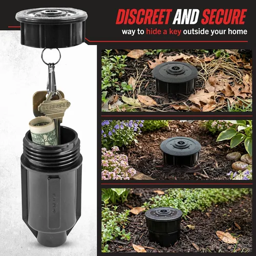 Miniatura 6 de Stalwart - Ocultador de llaves para rociadores exteriores para jardín o patio al aire libre, como se ve en la televisión, resistente al agua y a