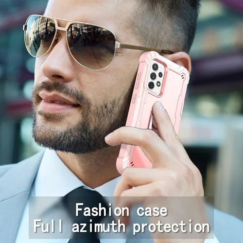 Miniatura 7 de Asuwish Funda de teléfono para Samsung Galaxy A52/A52S 5G con soporte de anillo, resistente, a prueba de golpes, cuerpo completo, resistente