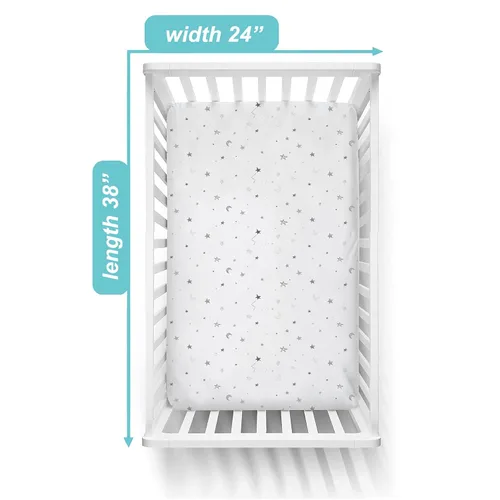 Miniatura 7 de Delta Children Serta SleepTrue Mini Colchón de Cuna y Juego de 3 Sábanas Bajeras Ajustadas para Mini Cuna de American Baby Company para Niños y Niñas