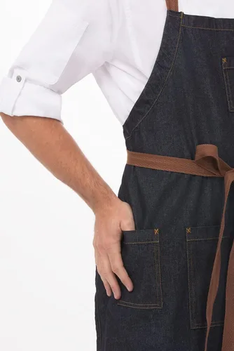 Miniatura 7 de Chef Works Unisex Memphis Chefs Bib Apron