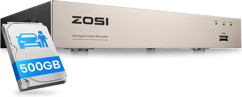 Miniatura 10 de ZOSI Grabadores de video de vigilancia de 8 canales 1080N/720P 4 en 1 HD-TVI independiente CCTV sistema DVR de seguridad para 720P, cámaras