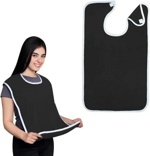 Miniatura 21 de Avalon Towels Adult Bibs for Women 100% Cotton Bib for Adults for Eating - Terry Cloth Adult Bibs for Men Clothing Protectors