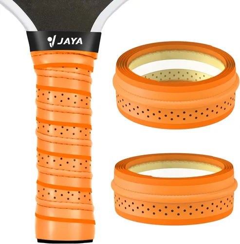 Miniatura 22 de JAYA Cinta de agarre de pickleball, agarre extra largo para paletas de pickleball, absorbe el sudor, envoltura de agarre de repuesto antideslizante