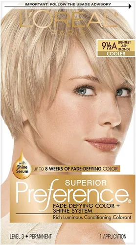 Miniatura 13 de L'Oreal Paris Superior Preference - Colorante acondicionador luminoso, permanente de nivel 3, rubio ultra natural/natural 10NB (paquete de 3)