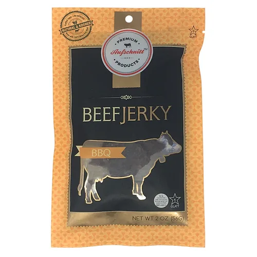 Miniatura 3 de Aufschnitt Beef Jerky - Barbacoa - Paquete de 12 (2 onzas cada uno) - Kosher, Glatt, certificación Star-K, sin gluten, totalmente natural, sin