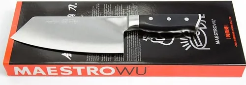 Miniatura 2 de Maestro Wu D4 - Cuchillo chino para verduras - Cuchillo Kinmen de acero