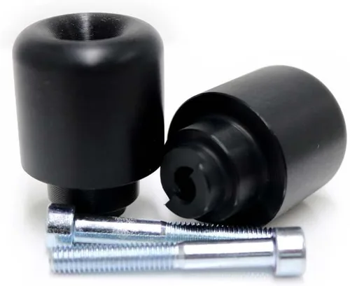 Shogun Honda CBR600RR CBR1000RR CBR929RR CBR954RR RC51 F2 F3 F4 F4I CBR600F extremos de barra negros - Deslizadores - 725-1309 - Fabricado en los