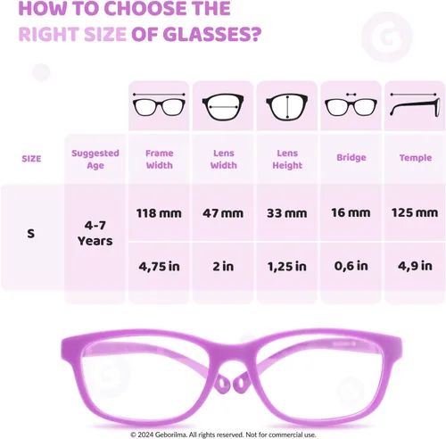 Miniatura 14 de Unbreakable Eyeglasses for Kids Flexible Glasses - Kids Prescription Sports Glasses 4-7 years