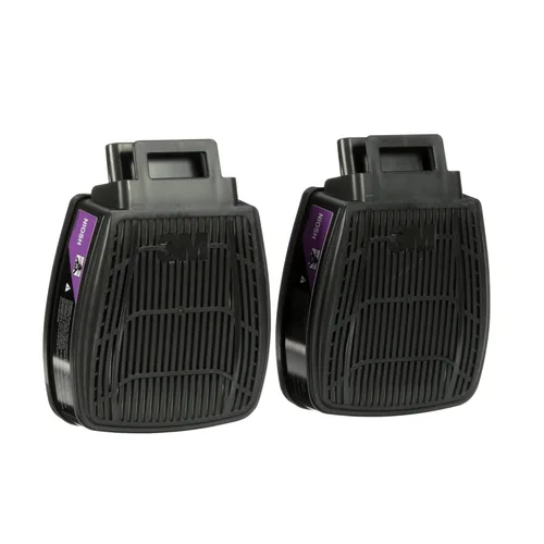 3M Cartucho/filtro respirador P100, cartucho combinado de vapores orgánicos Secure Click D80921, aprobado por NIOSH, doble flujo para mayor