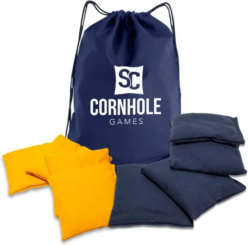 Miniatura 16 de Bolsas de cornhole resistentes al clima (juego de 8) - Tamaño/peso profesional de regulación (16 oz) - Uso en tableros de cornhole profesionales
