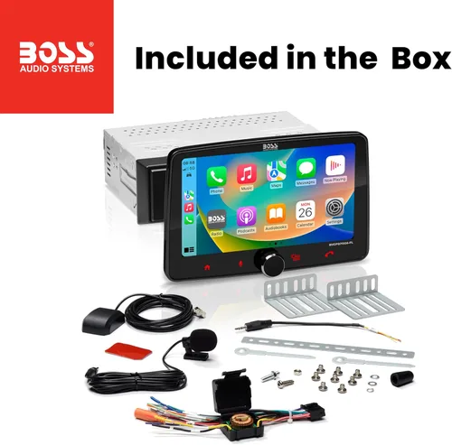 Miniatura 6 de BOSS Audio Systems BVCP9700A-FL Estéreo de automóvil DIN inalámbrico Apple CarPlay, Android Auto, pantalla táctil de 7 pulgadas, Bluetooth, receptor