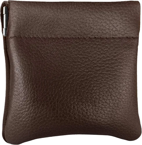 Miniatura 68 de Monedero clásico a presión, de cuero, para hombre de Nabobb, negro