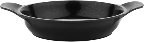 Miniatura 3 de G.E.T. CA-101-BK/BK/CC Heiss® - Mini bandeja para hornear/cazuela de aluminio fundido de bajo consumo, 10 onzas, color negro