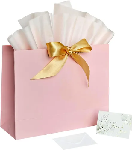 Miniatura 10 de ANFENG Regalo de recuerdo de cumpleaños negro, bolsa vintage de papel para mujeres, mamá, aniversario, novedad, fiesta, bolsas de papel, idea