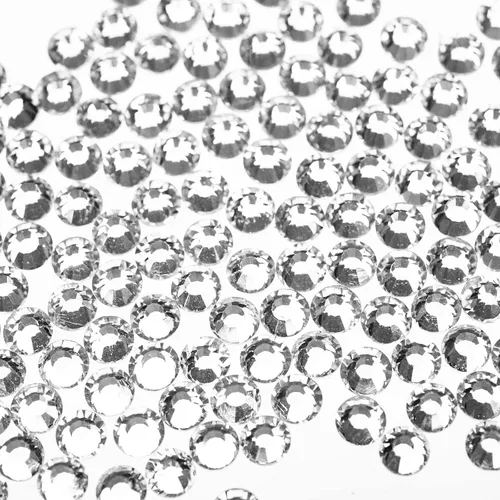 Miniatura 11 de 1440 diamantes de imitación de cristal SS3 para arte de uñas de cristal AB con parte trasera plana para manualidades, uñas, bolsas de maquillaje