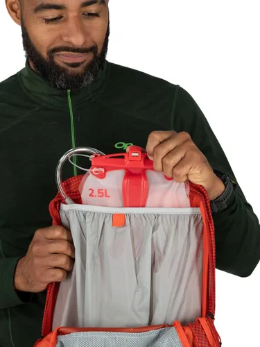 Miniatura 9 de Osprey Talon Pro 20L Mochila de senderismo para hombre con cinturón de cadera, forro plateado