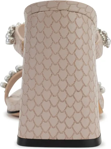 Miniatura 2 de KARL LAGERFELD Sandalia de tacón de bloque con adornos Rayan para mujer