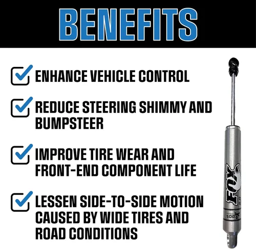Miniatura 5 de BDS Fox Shocks 2.0 Kit estabilizador de dirección dual para Ford F-250 y F-350 Super Duty 4WD 2005-2022 con elevación de 2 pulgadas o más Incluye