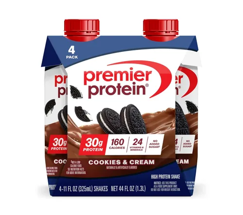 Miniatura 11 de Premier Protein - Batido de proteína sabor a chocolate, 30 gramos de proteína, sin azúcar añadida, 24 vitaminas y minerales para apoyar la salud