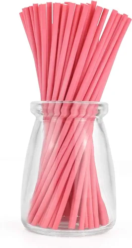 Miniatura 9 de 100 palitos de papel para paletas de papel, 6 pulgadas por 5/32 pulgadas (azul)