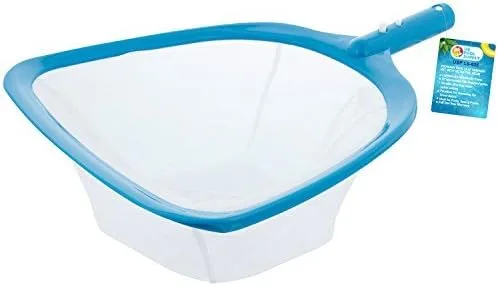 U.S. Pool Supply Red profesional de desnatador de hojas para piscina con malla ultra fina de 5 pulgadas de profundidad para bolsa de malla –