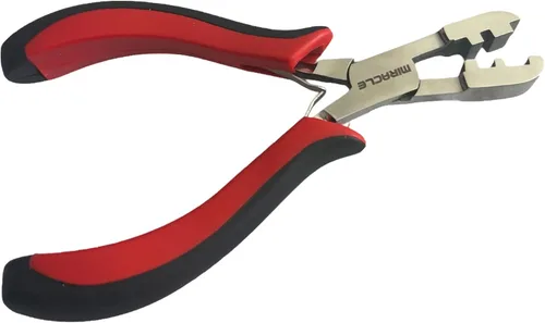 Miniatura 11 de Alicates de extensión de cabello Microlink – Herramienta profesional multifunción de acero inoxidable para aplicación de cuentas nano y microenlace