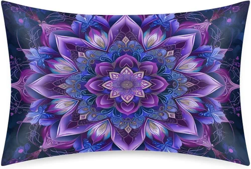 Miniatura 33 de Funda de almohada de satén de unicornio rosa lindo para cabello y piel, tamaño estándar, funda de almohada de seda suave de satén refrescante