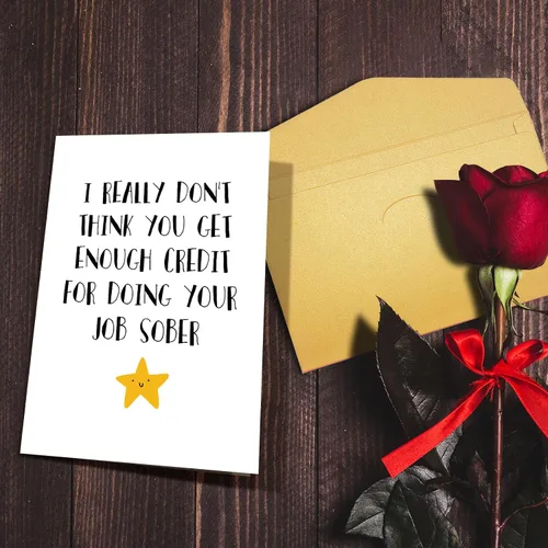 Miniatura 5 de Nchigedy Divertida tarjeta del día del jefe para hombres y mujeres, regalo humorístico del día del jefe para jefe, tarjeta de cumpleaños de jefe