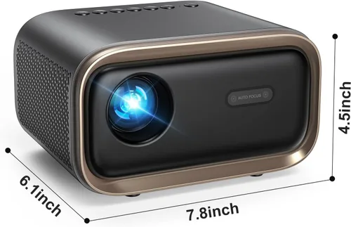 Miniatura 9 de Proyector con WiFi y Bluetooth: [Auto Focus/Keystone] - Proyector Bluetooth portátil compatible con NICPOW Full HD 1080P 4K para dispositivos