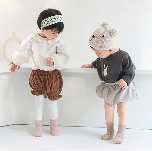 Miniatura 6 de SUITBOY Baby Girls Socks Toddlers Ruffle Socks Frilly Socks for Toddler Girls Baby Nonslip Cotton Socks with Grips