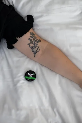 Miniatura 4 de Bálsamo original de cuidado para tatuajes Tattoo Goo, bálsamo natural para tatuajes con cera de abejas y manteca de cacao, ungüento calmante