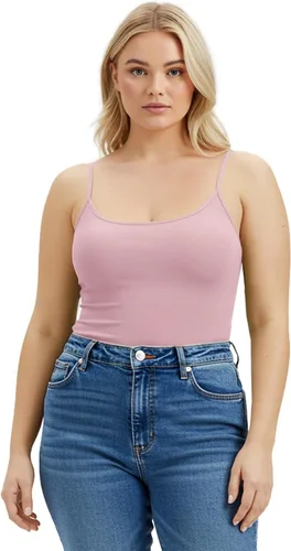 Miniatura 320 de Emmalise Camisola larga casual básica para mujer, con tirantes ajustables, top en capas