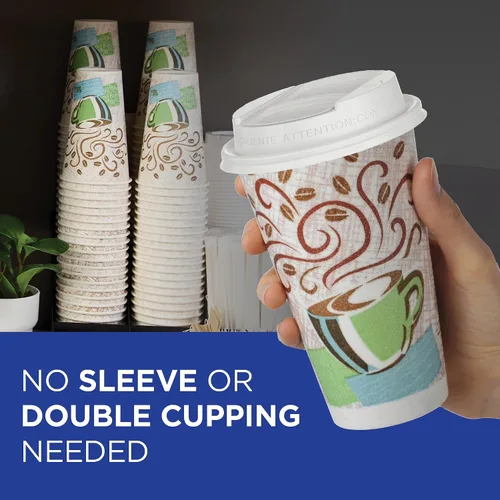 Miniatura 5 de Tazas calientes, diseño de Coffee Dreams, 1000/cartón de Dixie , café, (Coffee Design), 1000