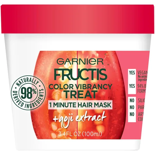 Garnier Hair Care Fructis - Máscara para el cuidado del cabello, bayas de Goji, Golosinas