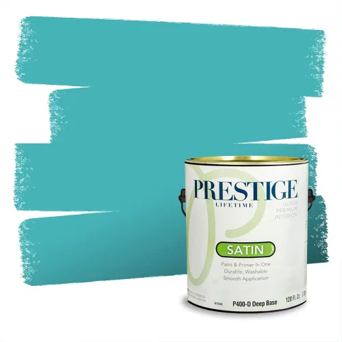 Miniatura 925 de Pintura Exterior + imprimación PRESTIGE, todo-en-uno, 1 galón, acabado mate, color comparable al Valspar* Royal Gray* VS151-Gris real