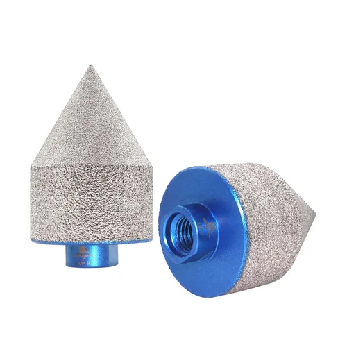 Miniatura 13 de Broca biseladora de diamante, brocas de fresado de dedo de diamante, BRSCHNITT 0-1 3/8 pulgadas (0.000 in-1.378 in) con rosca 5/8-11 para agrandar