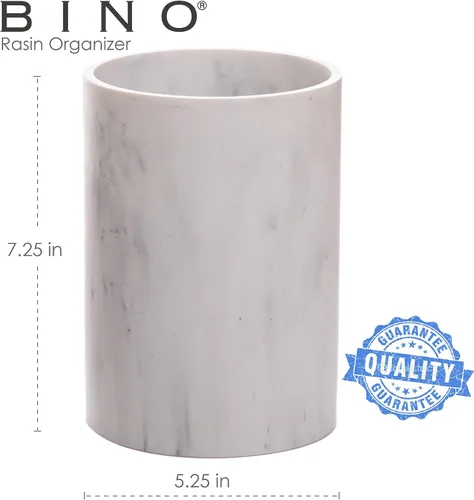 Miniatura 2 de BINO Soporte para utensilios de cocina para encimera, mármol mate Organizador de utensilios Soporte para utensilios de encimera Utensilios