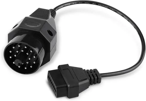 Cable adaptador de conector OBD1 a 16PIN OBD2 de 20 pines para BMW E31 E32 E34 E36 Creator OBD 1 Cable de herramienta de escaneo