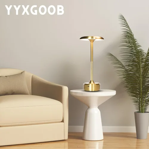 Miniatura 6 de Lámpara de mesa LED portátil inalámbrica, recargable con sensor táctil, regulable de tres niveles, adecuada para el hogar, oficina, dormitorio