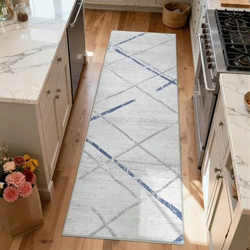 Miniatura 120 de jinchan Alfombra marroquí de pasillo 2x10 para pasillo - Alfombra de pasillo para cocina bohemia lavable a máquina, alfombra moderna suave, Boho