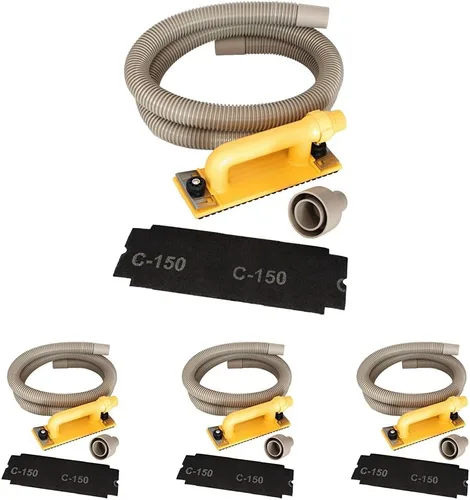 Miniatura 9 de Hyde Tools - Lijadora de mano al vacío 09165 para paneles de yeso libre de polvo con manguera de 6 pies